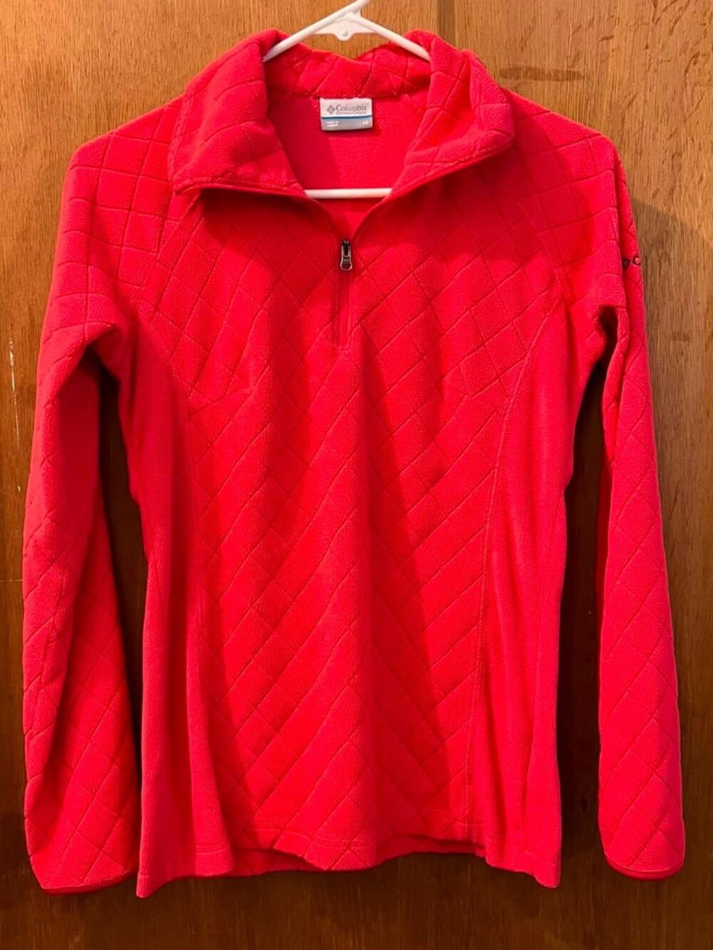 🐻Size XS - Columbia - Reddish - Long Sleeve Fuzzy Jacket